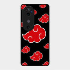 Red Cloud Mobile Glass Phone Case For Vivo V40 5G