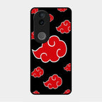 Red Cloud Mobile Glass Phone Case For Vivo V50 5G