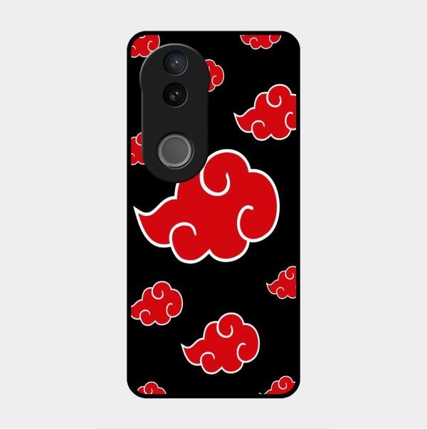 Red Cloud Mobile Glass Phone Case For Vivo V50 5G