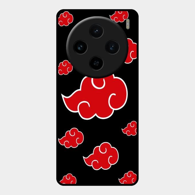 Red Cloud Mobile Glass Phone Case For Vivo X100 5G