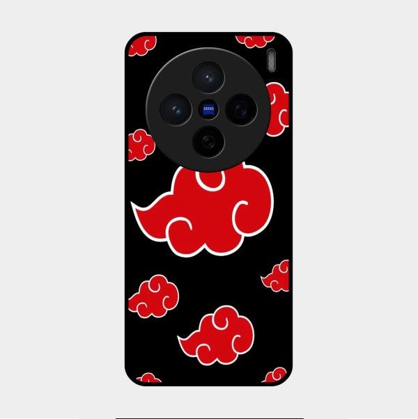 Red Cloud Mobile Glass Phone Case For Vivo X200 5G