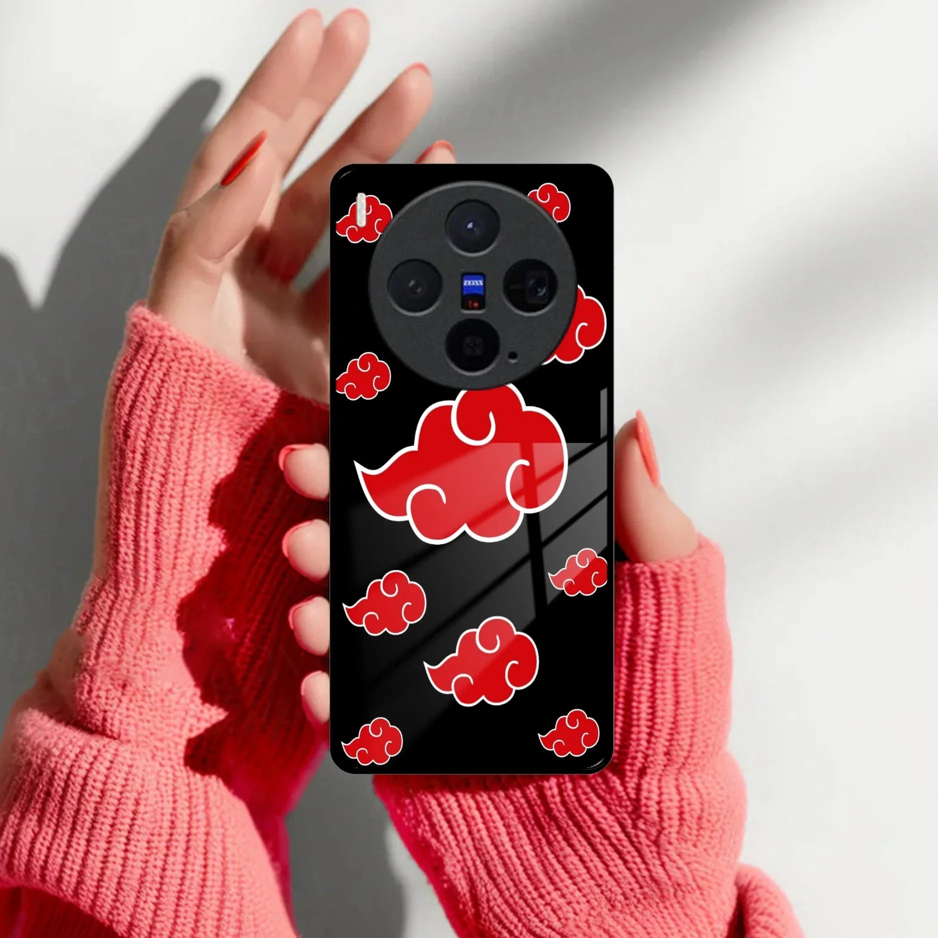 Red Cloud Mobile Glass Phone Case For Vivo