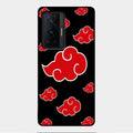 Red Cloud Mobile Glass Phone Case For Vivo X70 Pro 5G