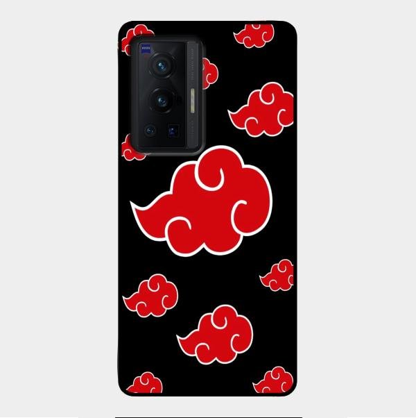 Red Cloud Mobile Glass Phone Case For Vivo X70 Pro 5G