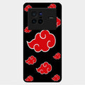 Red Cloud Mobile Glass Phone Case For Vivo X80 5G