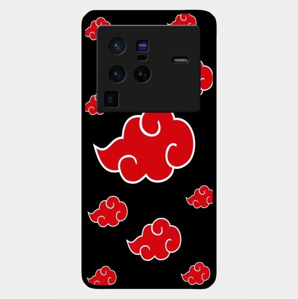 Red Cloud Mobile Glass Phone Case For Vivo X80 Pro 5G