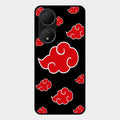 Red Cloud Mobile Glass Phone Case For Vivo Y100 5G
