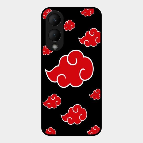 Red Cloud Mobile Glass Phone Case For Vivo Y17S