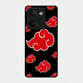 Red Cloud Mobile Glass Phone Case For Vivo Y200 Pro 5G