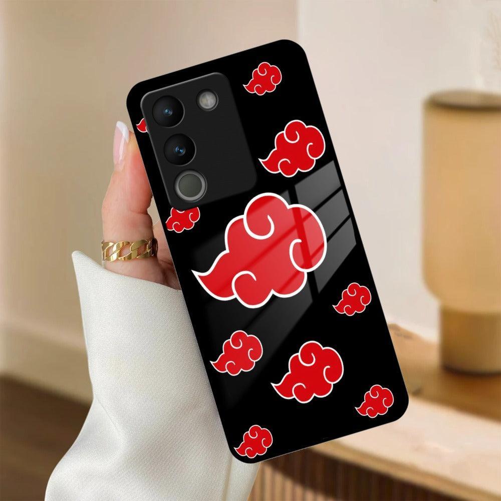 Red Cloud Mobile Glass Phone Case For iQOO