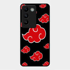 Red Cloud Mobile Glass Phone Case For Vivo Y200E 5G