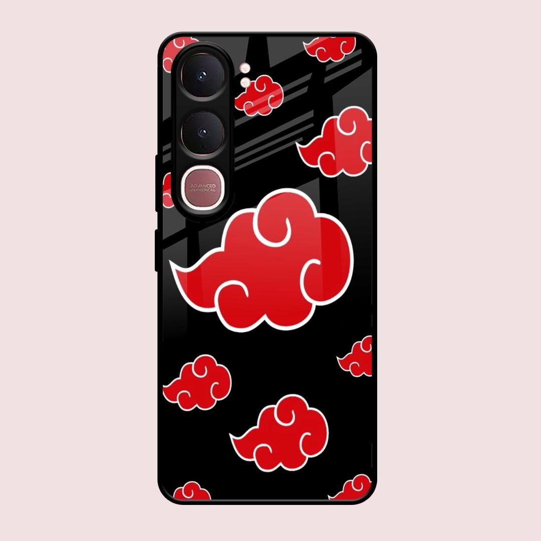 Red Cloud Mobile Glass Phone Case For Vivo Y31 5G