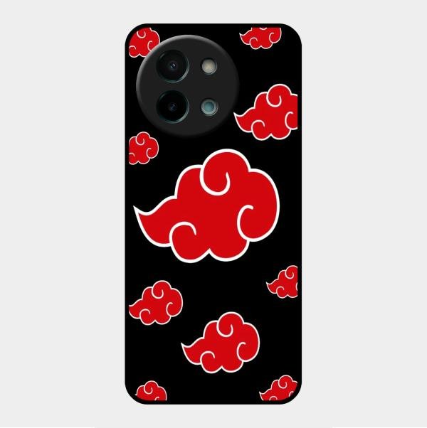 Red Cloud Mobile Glass Phone Case For Vivo Y58 5G