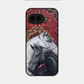 Regal Stallion Tapestry Glass Case For Google