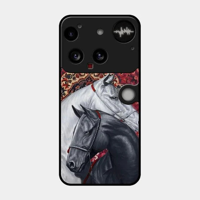 Regal Stallion Tapestry Glass Case For Nothing