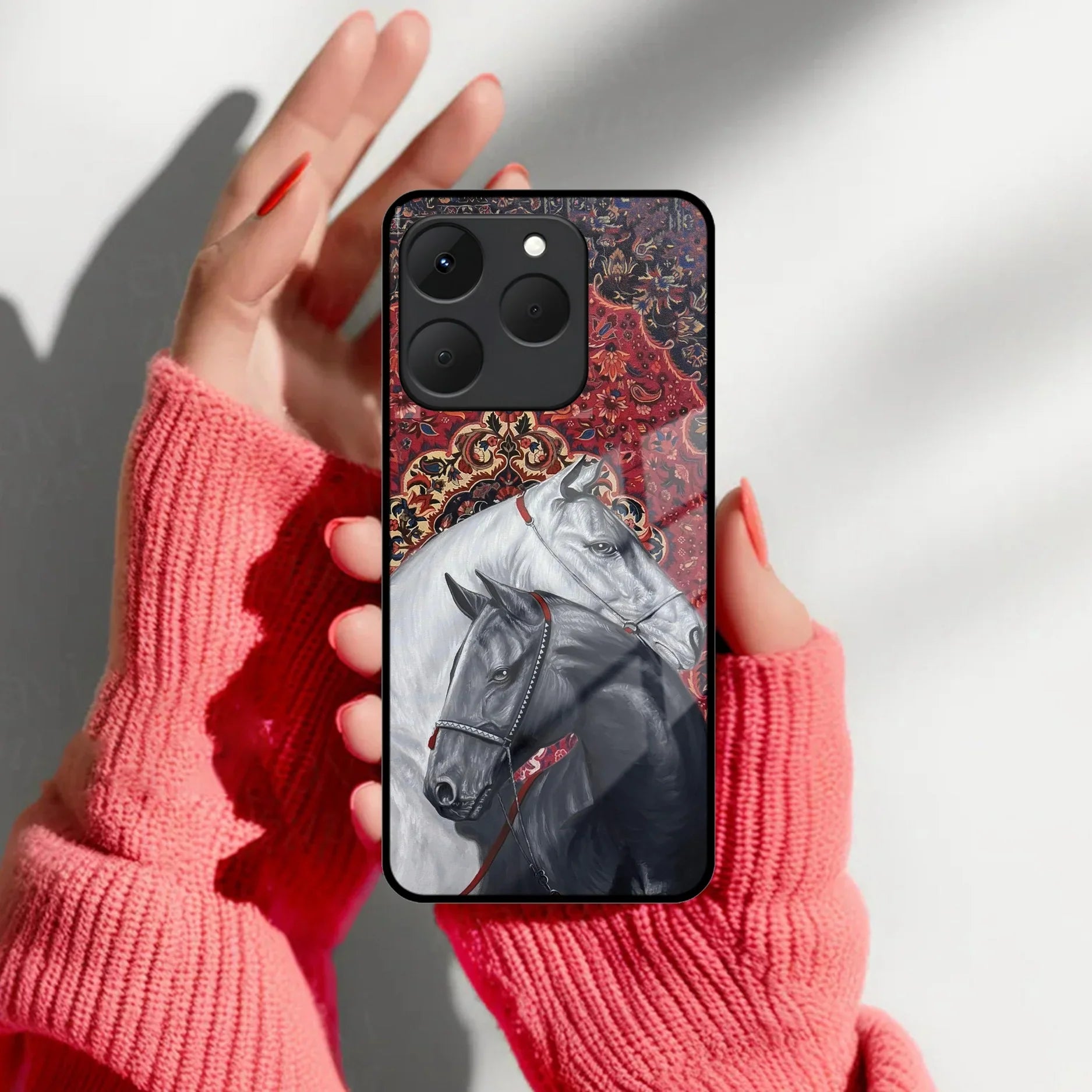 Super Sports Car V3 Glass Case Cover For Realme