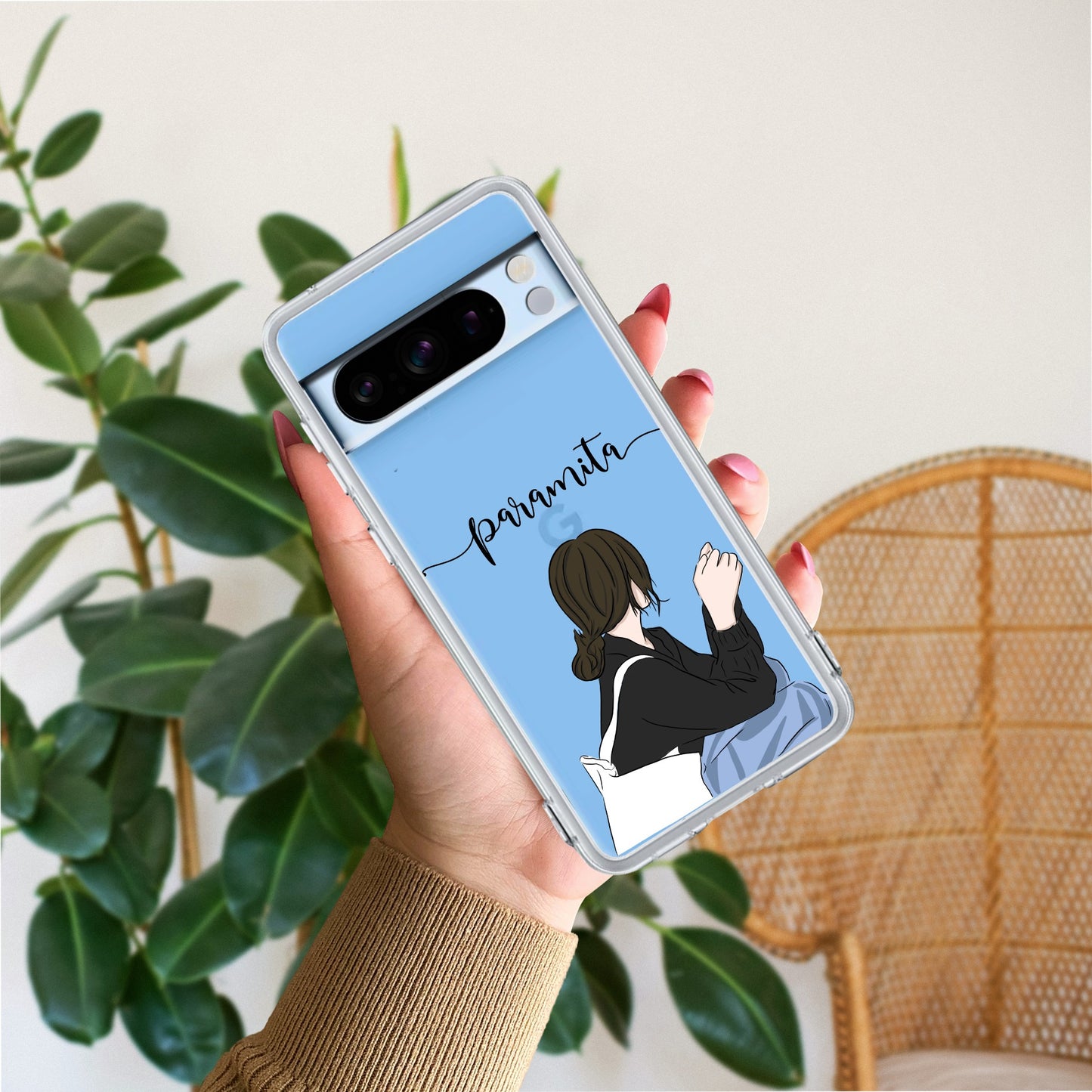 Relax Mood Customize Transparent Silicon Case For Google