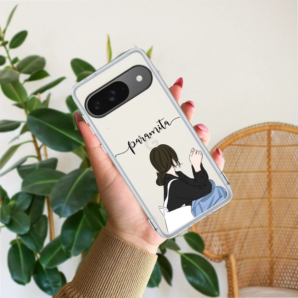 Relax Mood Customize Transparent Silicon Case For Google Pixel 10 Pro
