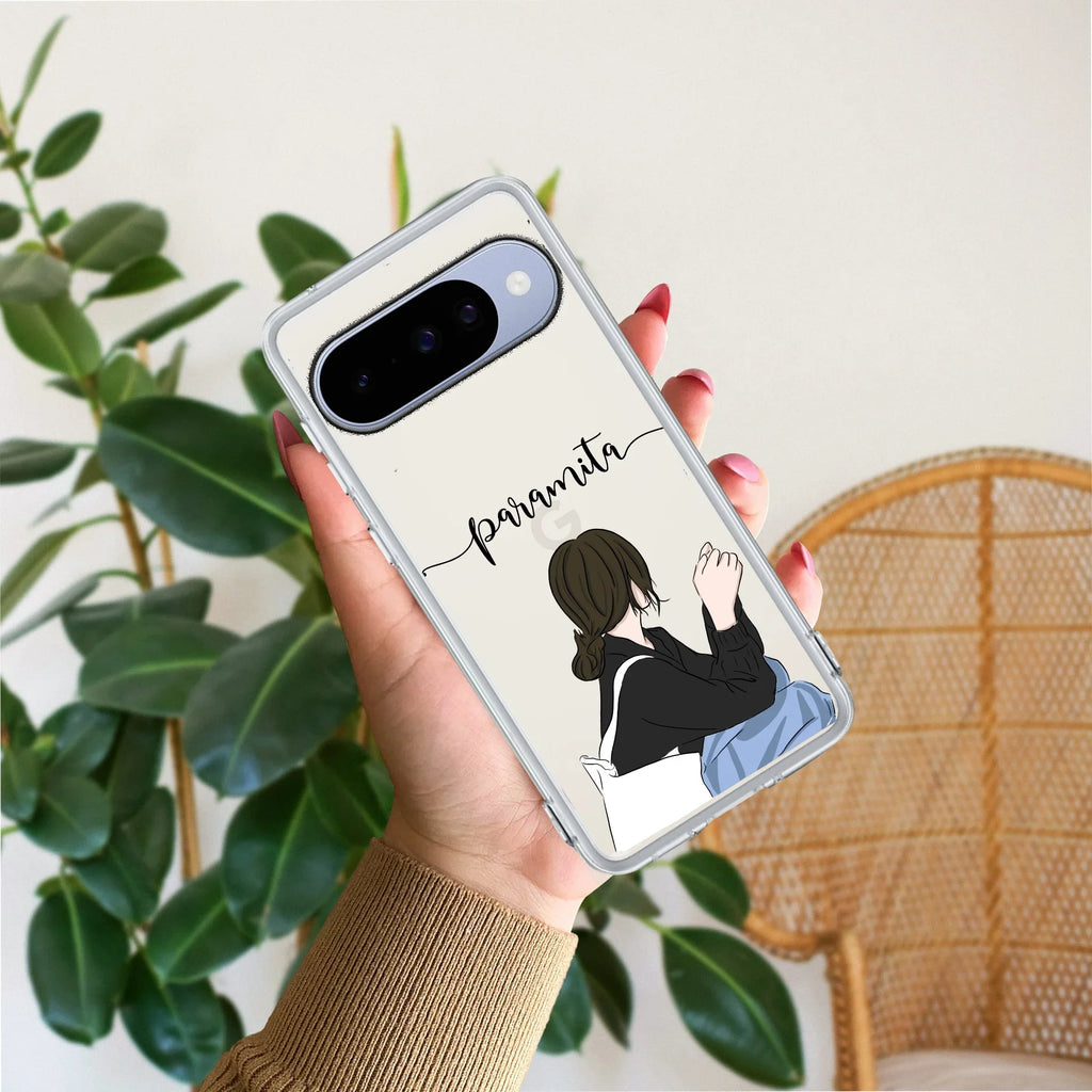 Relax Mood Customize Transparent Silicon Case For Google Pixel 10