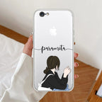 Relax Mood Customize Anti Yellow Clear Case For iPhone 7 / iPhone 8 / iPhone Se 2020