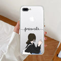 Relax Mood Customize Transparent Silicon Case For iPhone 7 Plus / iPhone 8 Plus