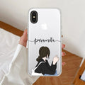 Relax Mood Customize Transparent Silicon Case For iPhone XR