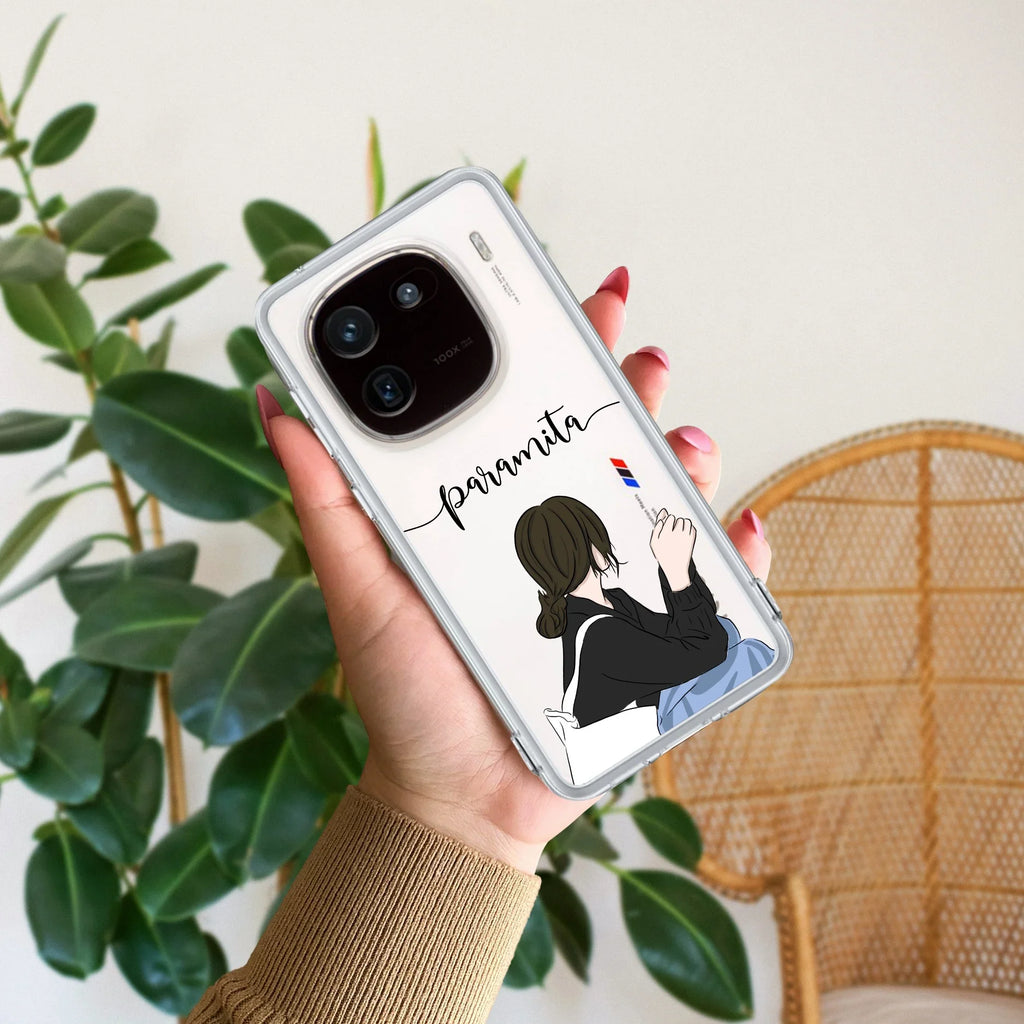 Relax Mood Customize Transparent Silicon Case For iQOO 12 5G