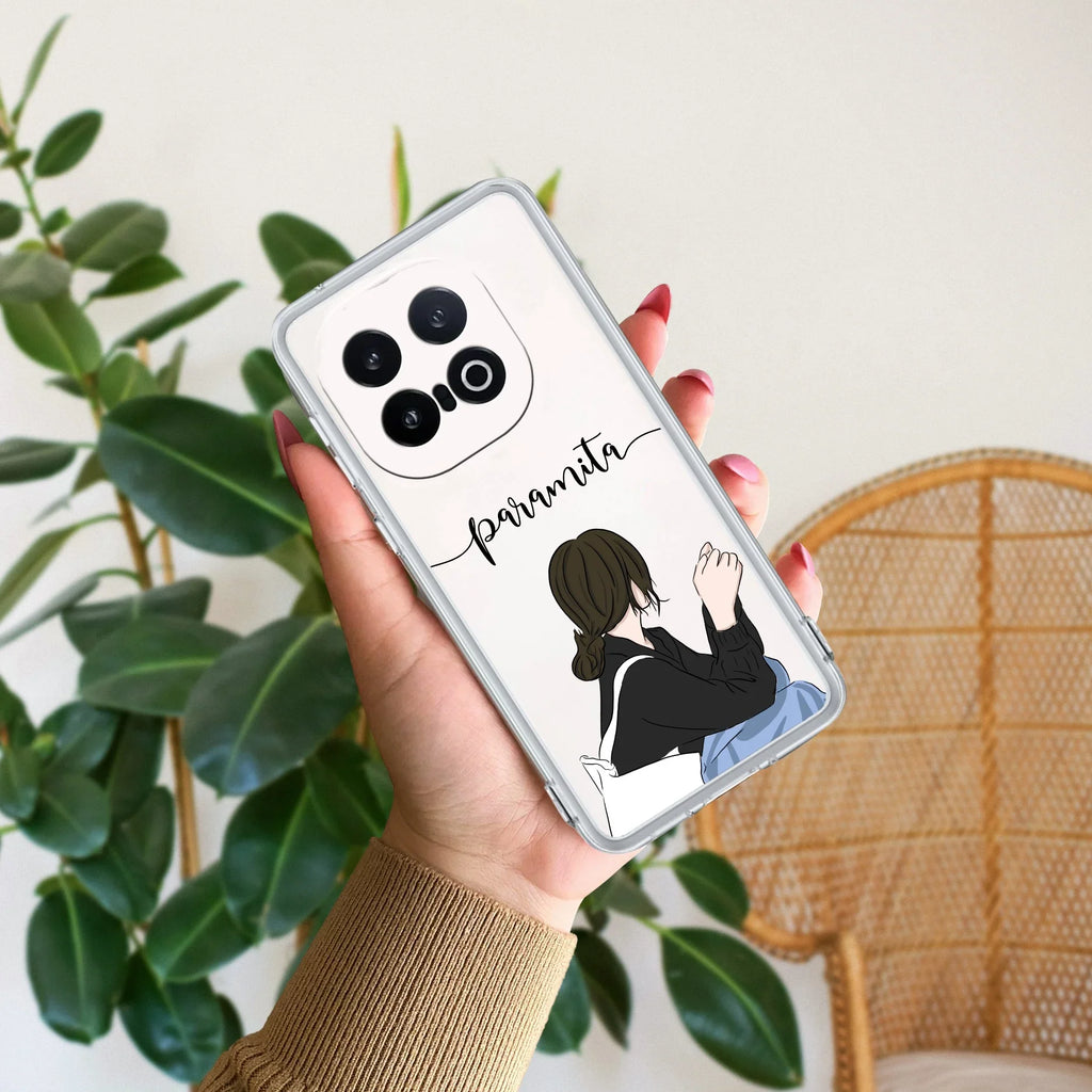 Relax Mood Customize Transparent Silicon Case For iQOO 13 5G