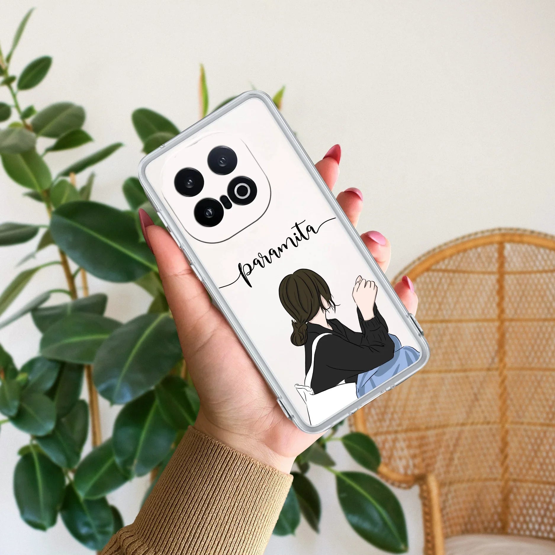 Relax Mood Customize Transparent Silicon Case For iQOO 13 5G