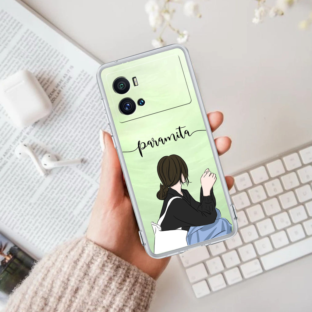 Relax Mood Customize Transparent Silicon Case For iQOO Neo 7 Pro 5G