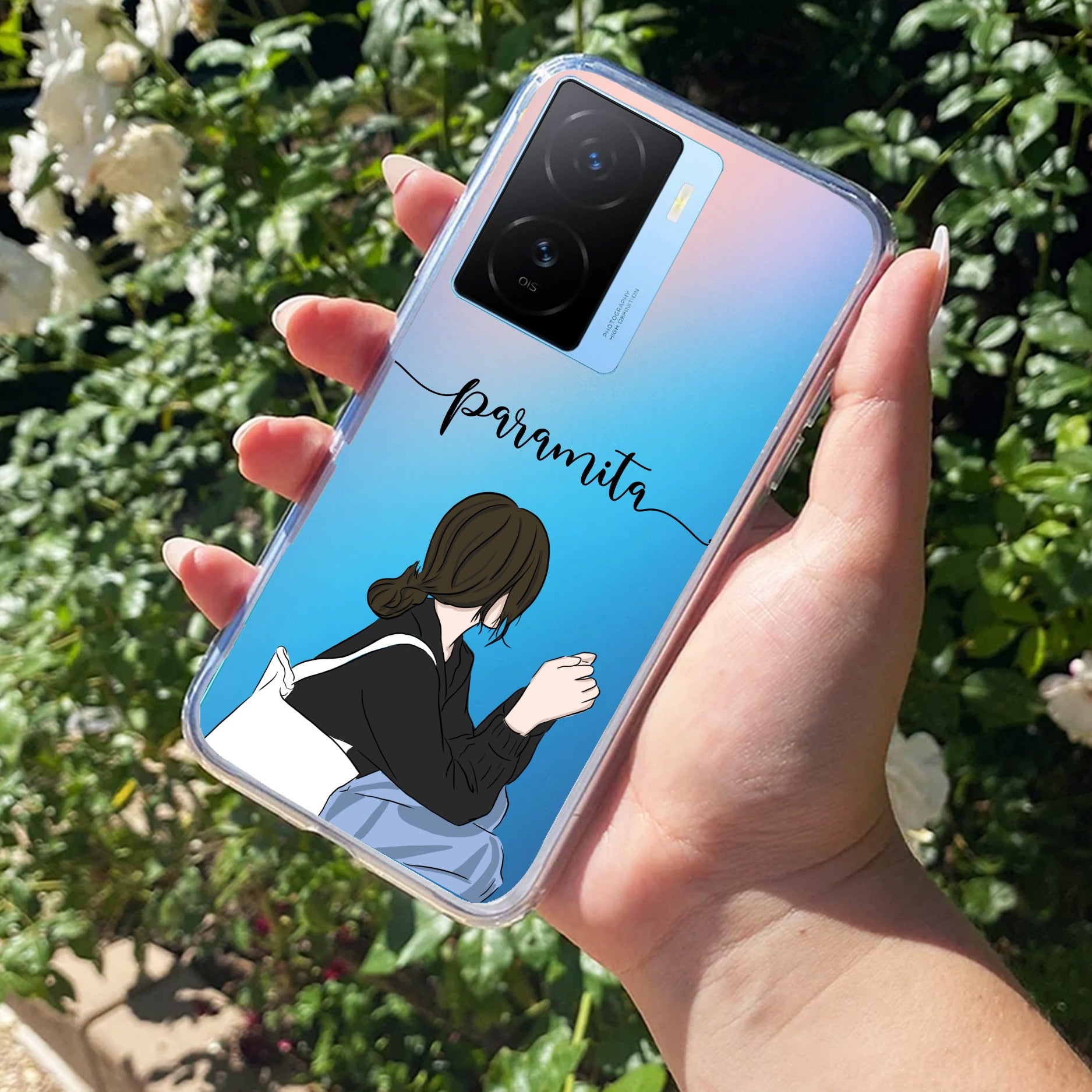 Relax Mood Customize Transparent Silicon Case For iQOO Z7s 5G