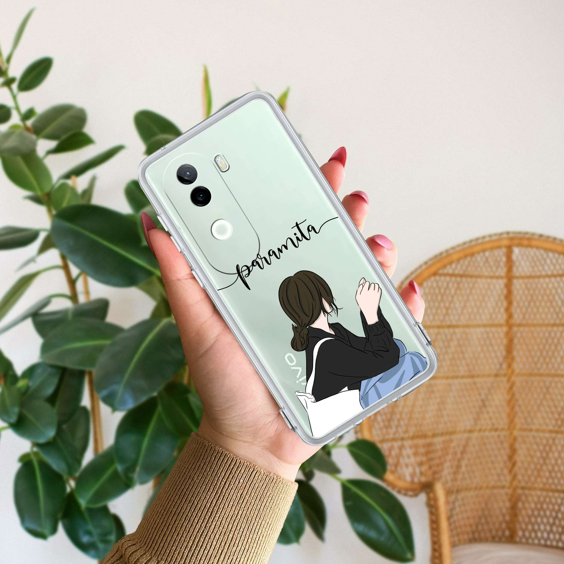 Relax Mood Customize Transparent Silicon Case For Vivo T4 5G