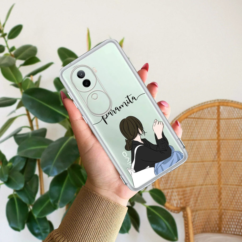 Relax Mood Customize Transparent Silicon Case For Vivo Y200e 5G