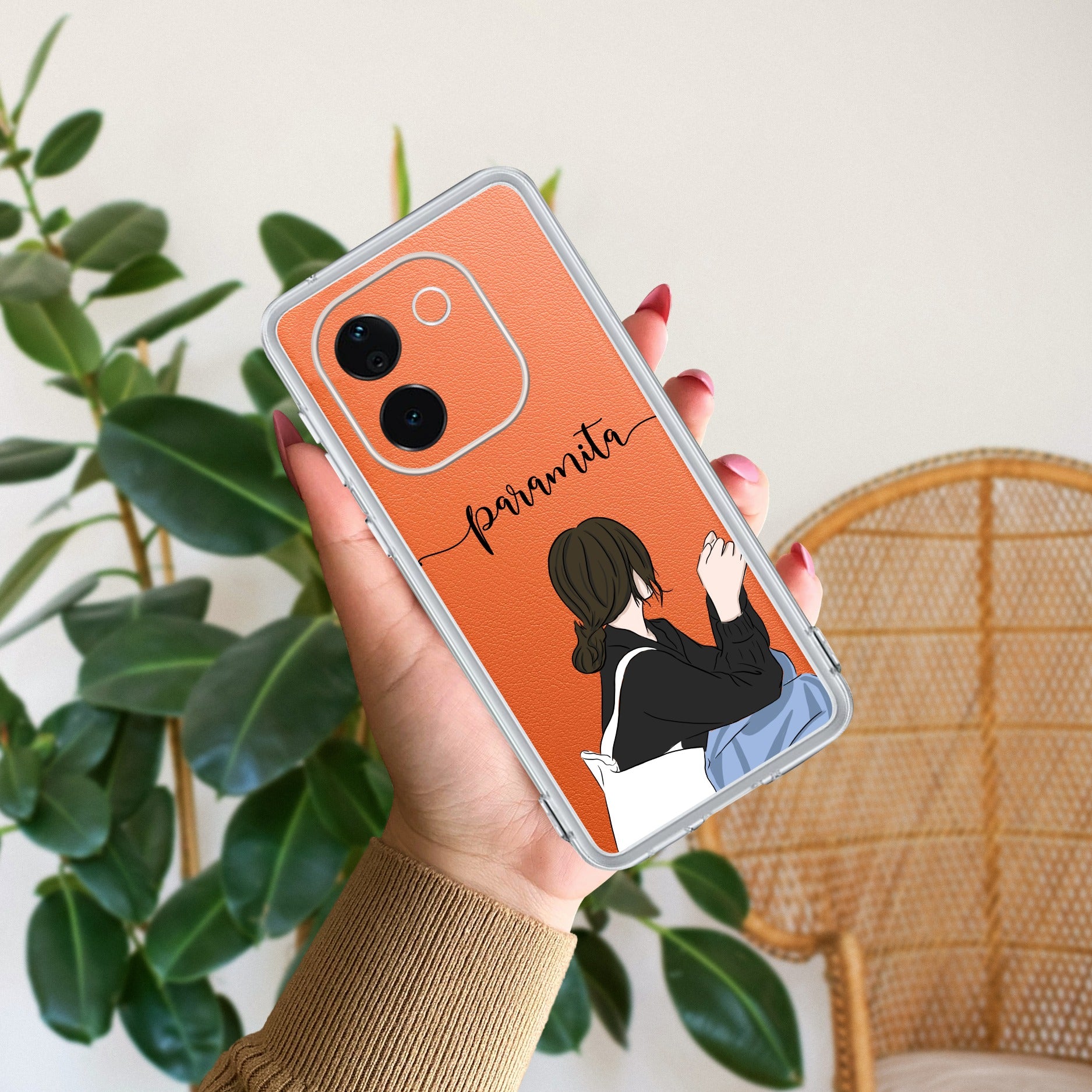 Relax Mood Customize Transparent Silicon Case For Vivo T3 Pro 5G