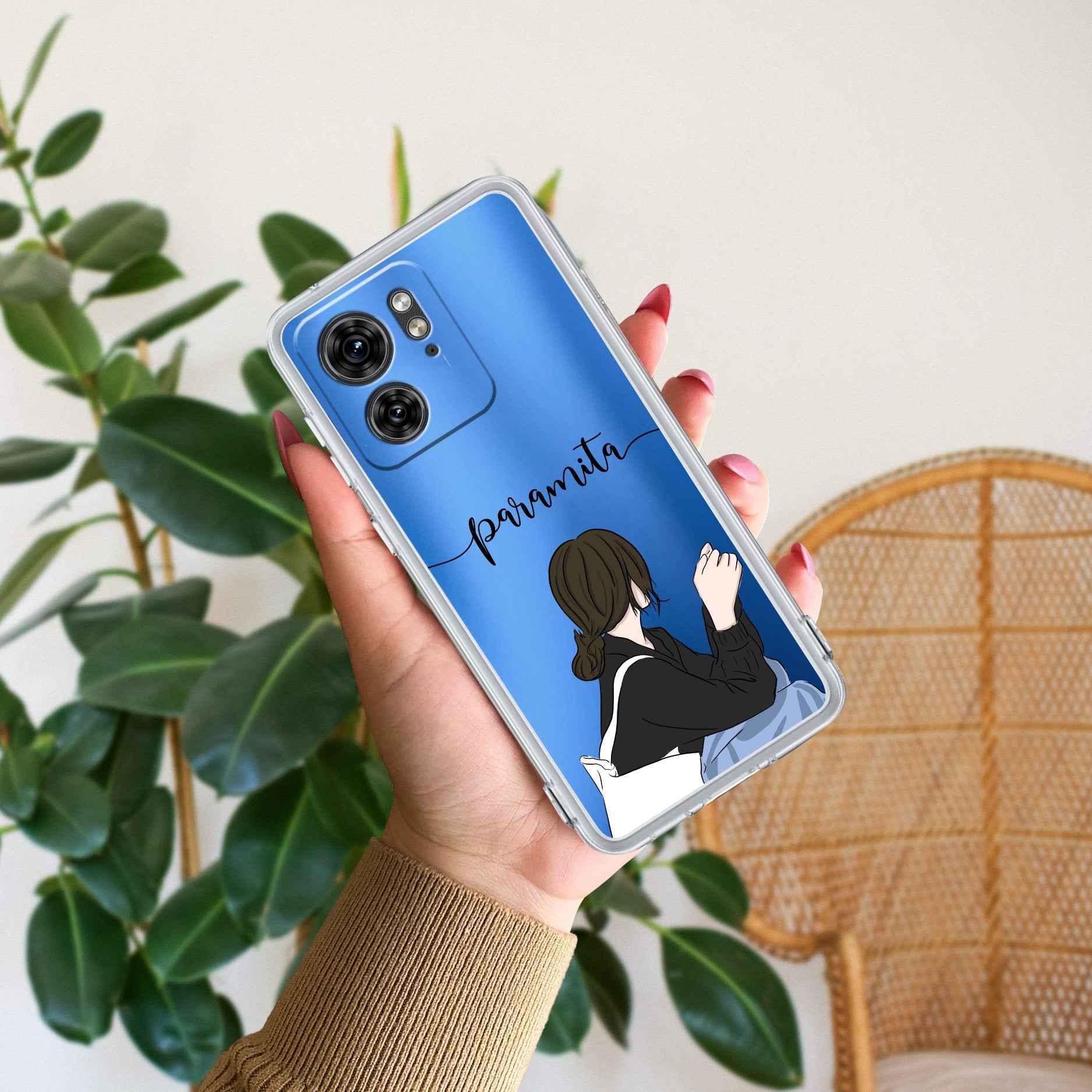 Relax Mood Customize Anti Yellow Case For Motorola Edge 40 5G