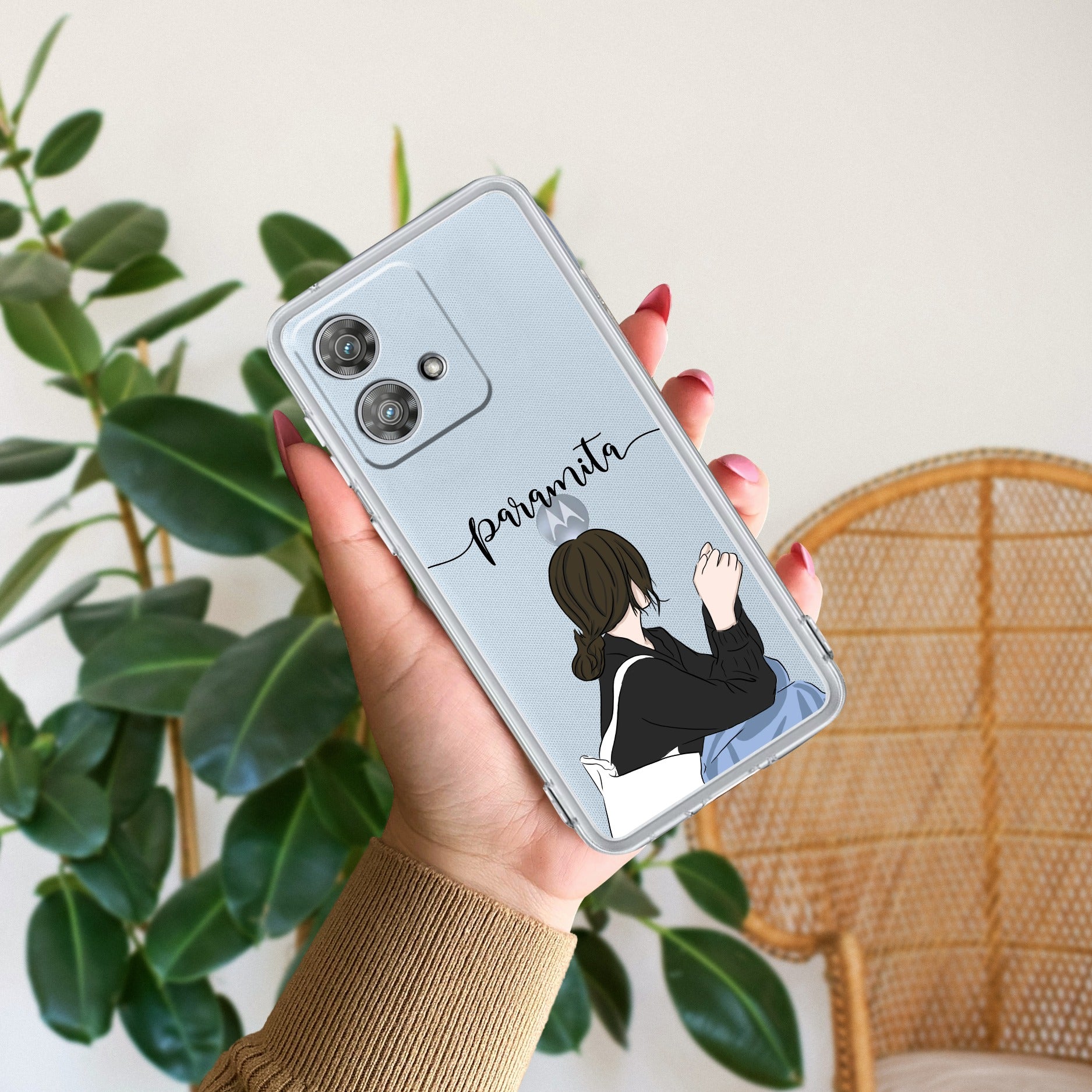 Relax Mood Customize Anti Yellow Case For Motorola Edge 40 Neo 5G