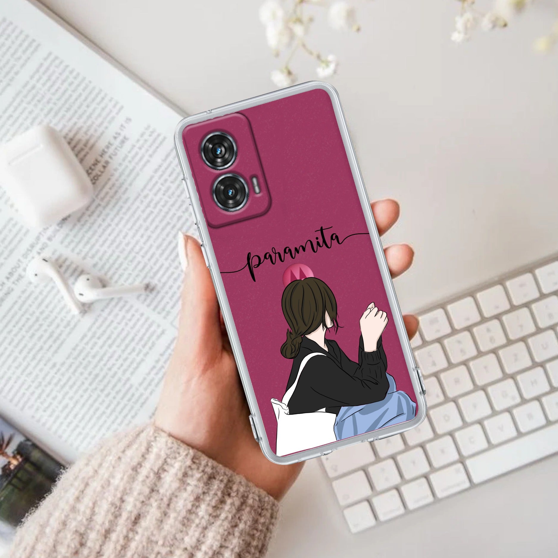 Relax Mood Customize Anti Yellow Case For Motorola G96 5G