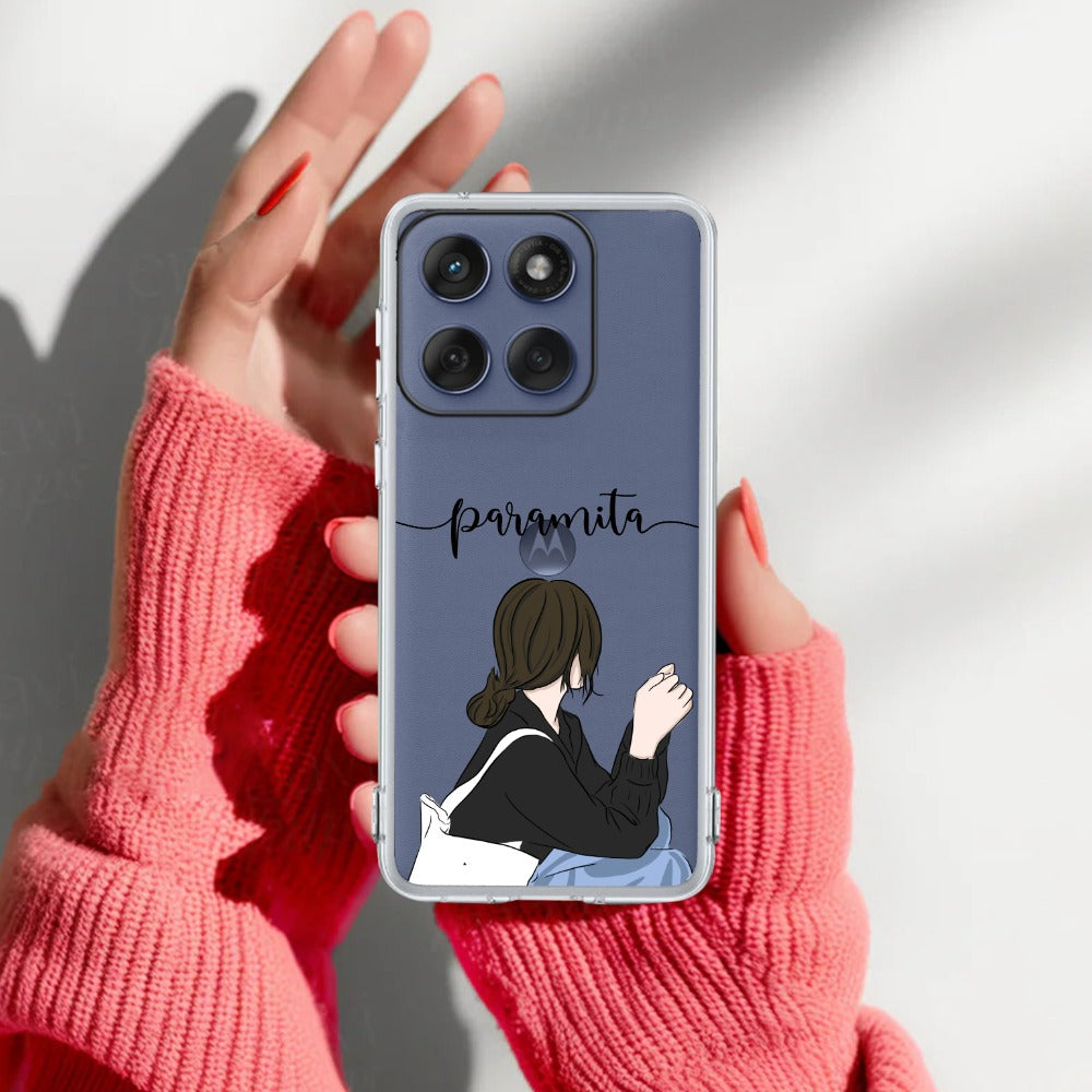 Relax Mood Customize Transparent Silicon Case For Motorola