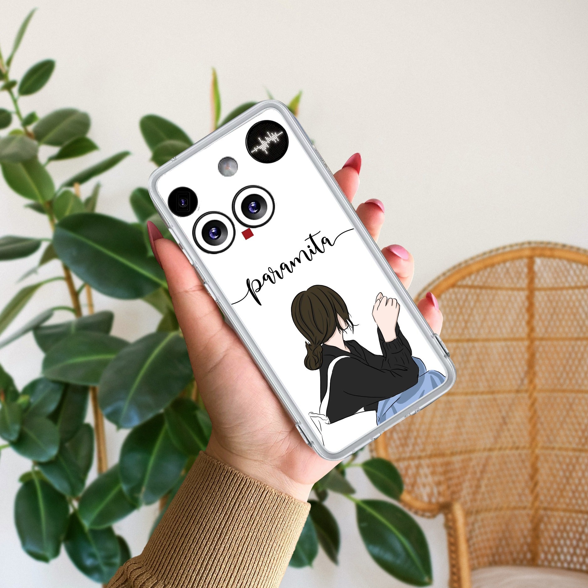 Relax Mood Customize Transparent Silicon Case For Nothing Phone 3