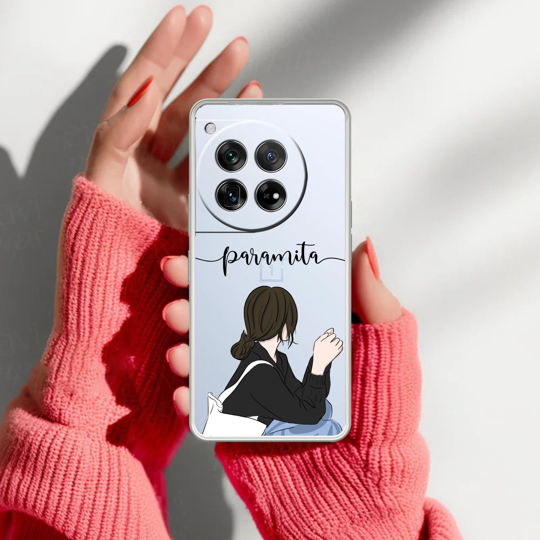 Relax Mood Customize Transparent Silicon Case For OnePlus