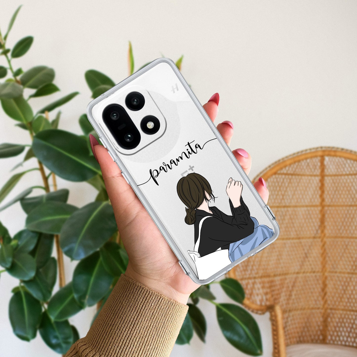 Relax Mood Customize Transparent Silicon Case For OnePlus