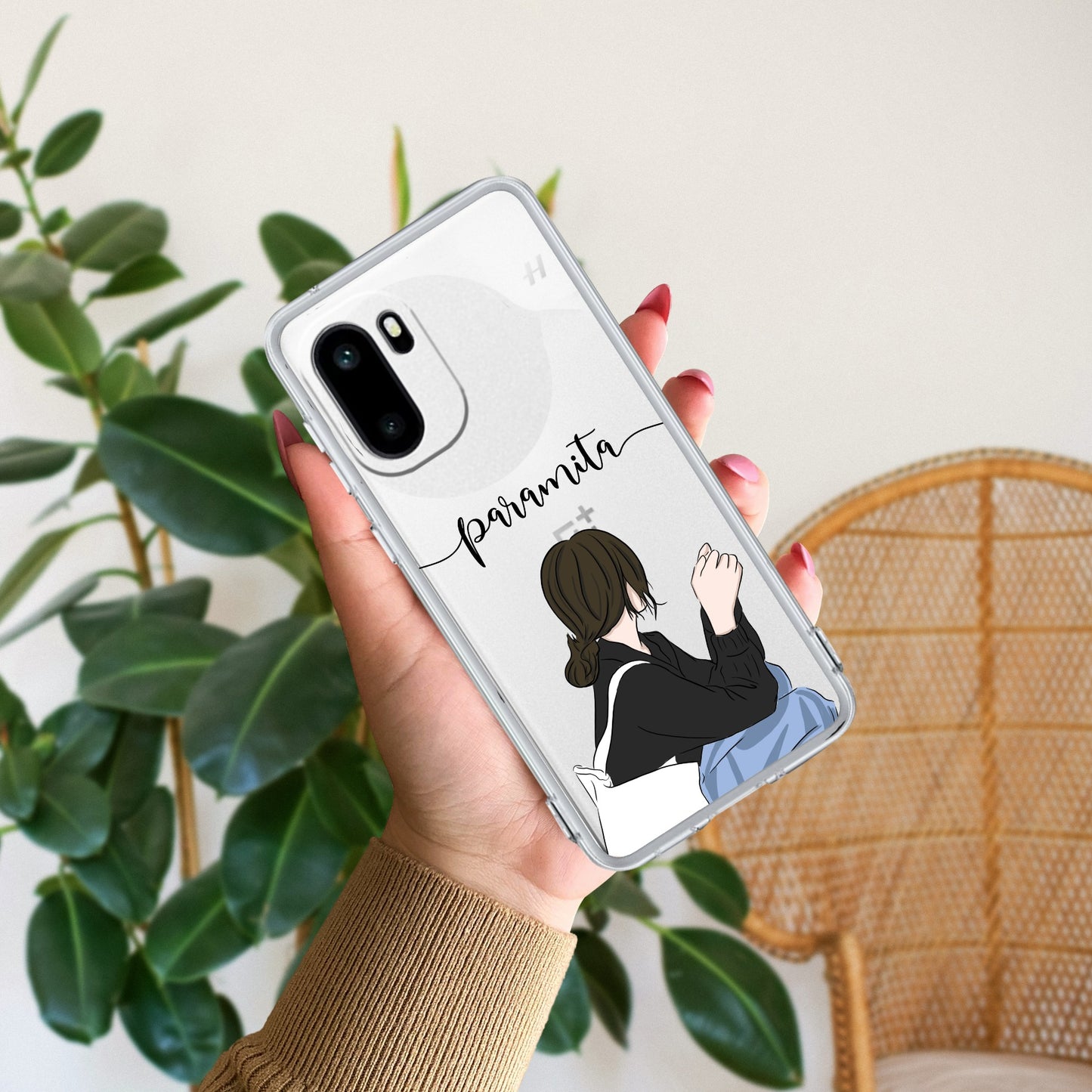 Relax Mood Customize Transparent Silicon Case For OnePlus
