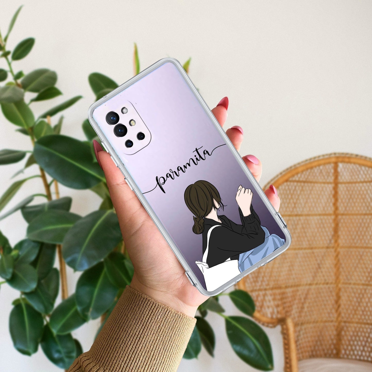 Relax Mood Customize Transparent Silicon Case For OnePlus