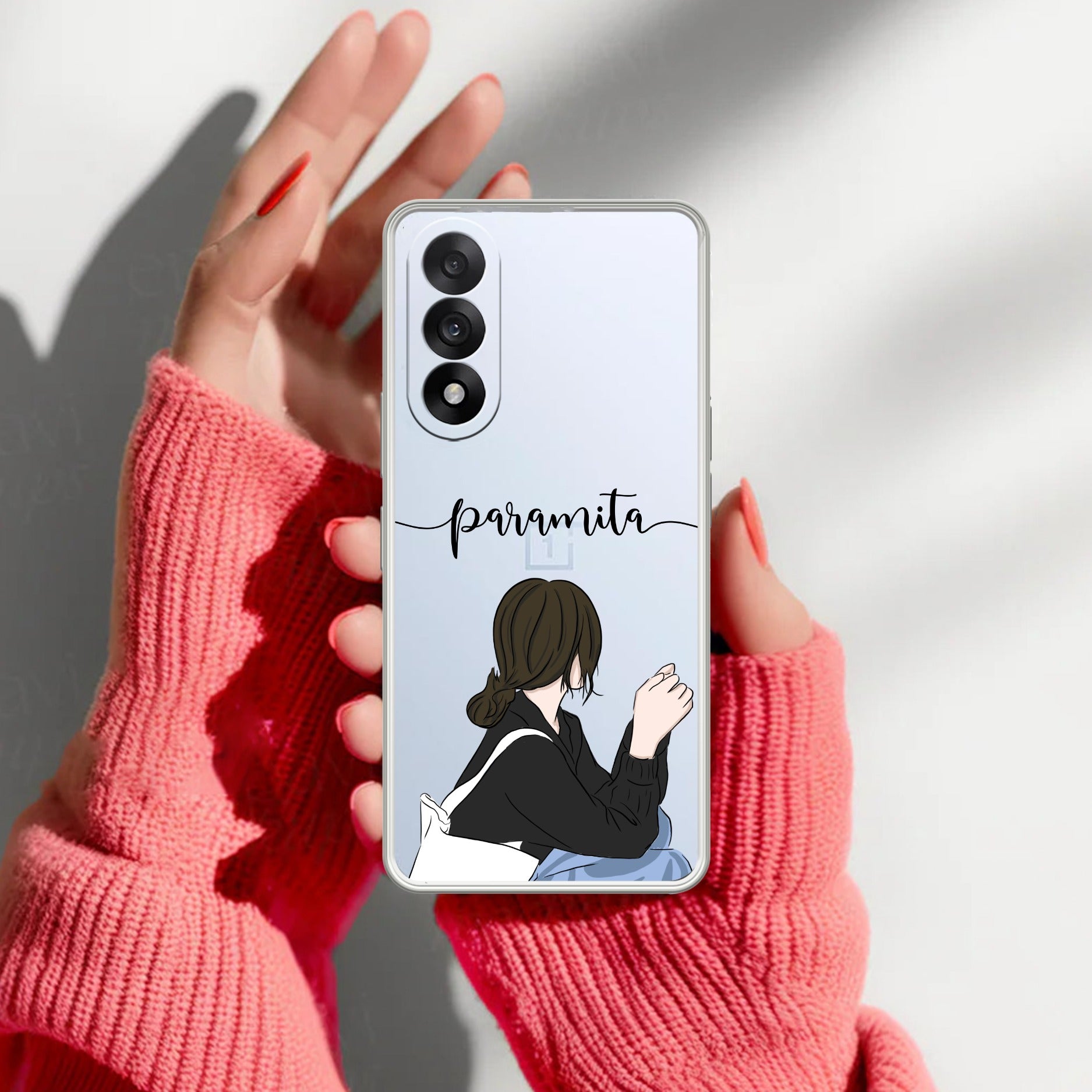 Relax Mood Customize Transparent Silicon Case For OnePlus