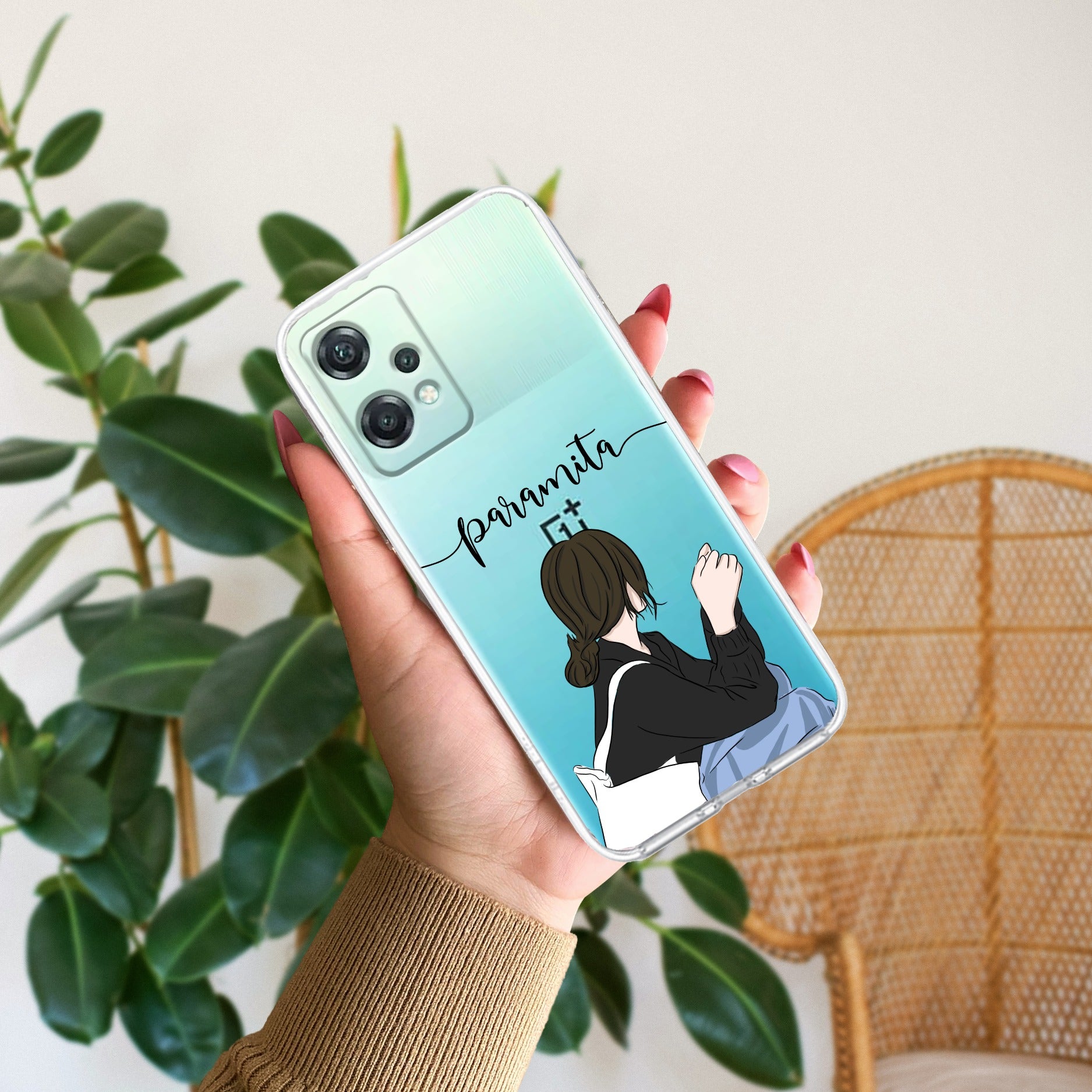 Relax Mood Customize Transparent Silicon Case For OnePlus