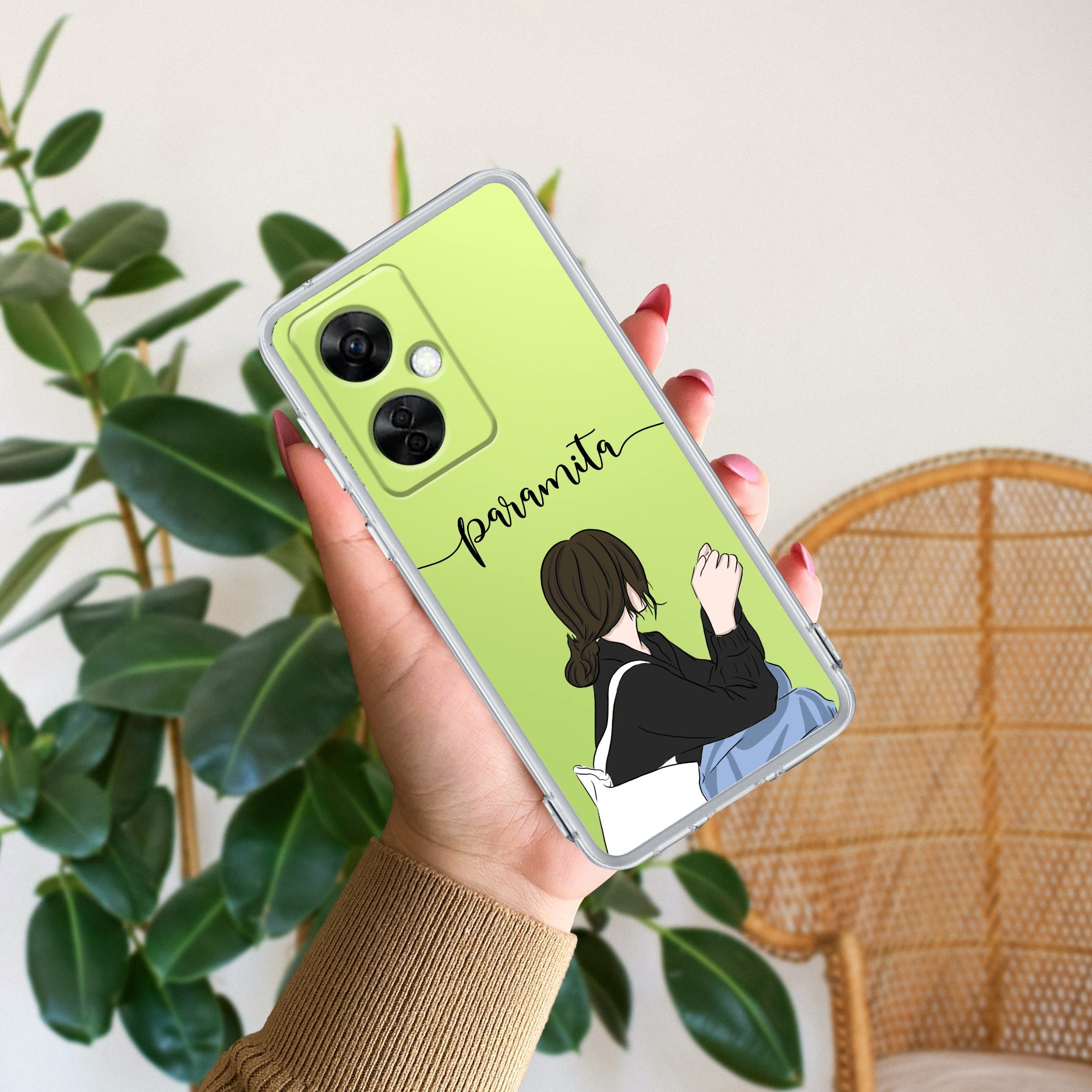 Relax Mood Customize Transparent Silicon Case For OnePlus
