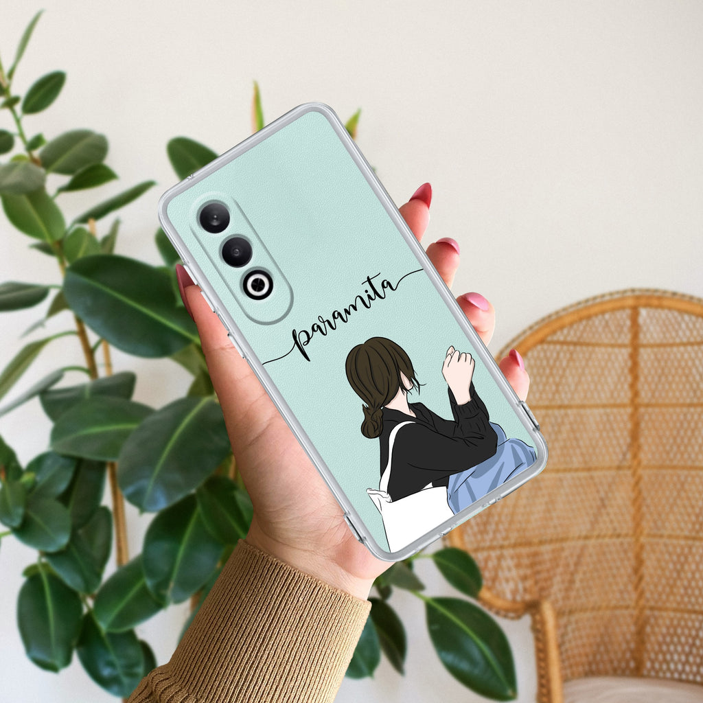 Relax Mood Customize Transparent Silicon Case For OnePlus Nord CE 4 5G