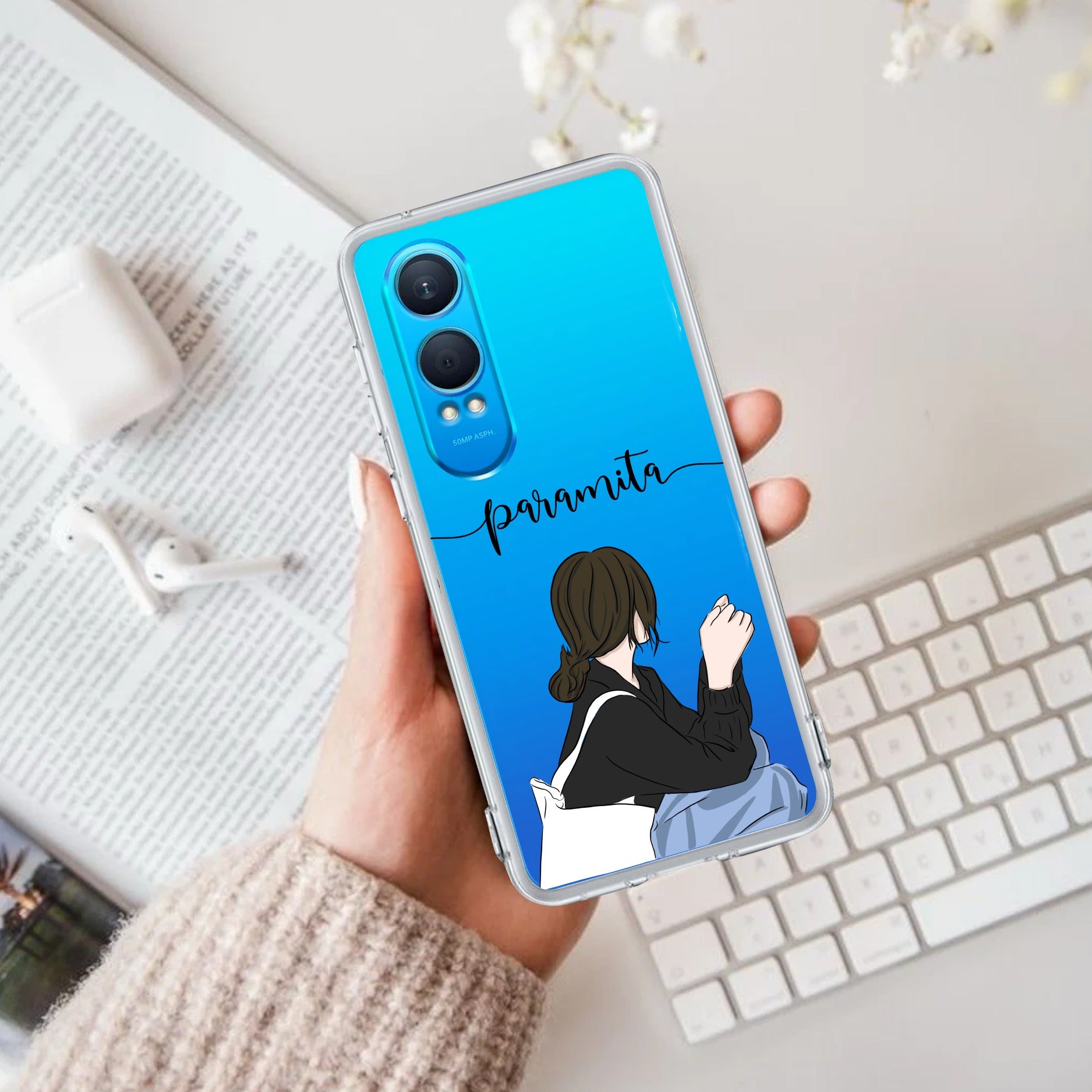 Relax Mood Customize Transparent Silicon Case For OnePlus