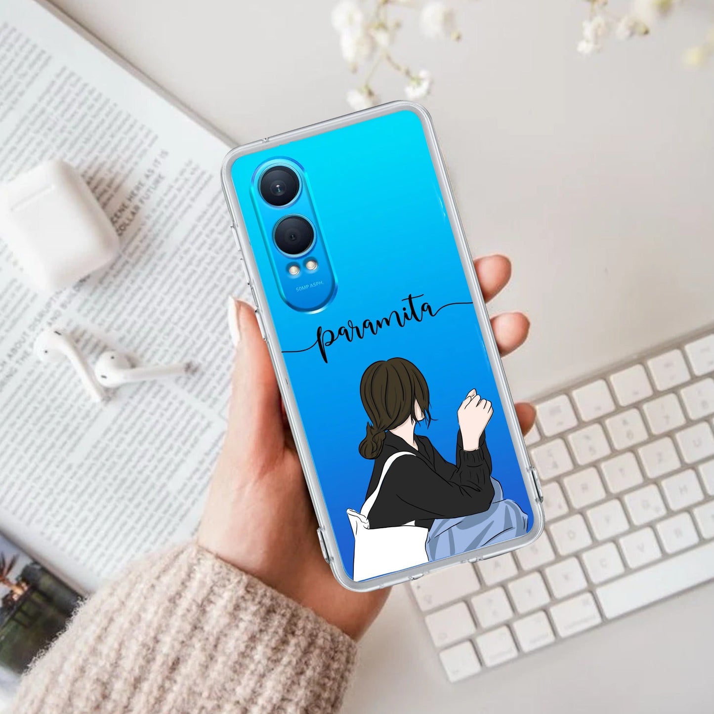 Relax Mood Customize Transparent Silicon Case For OnePlus