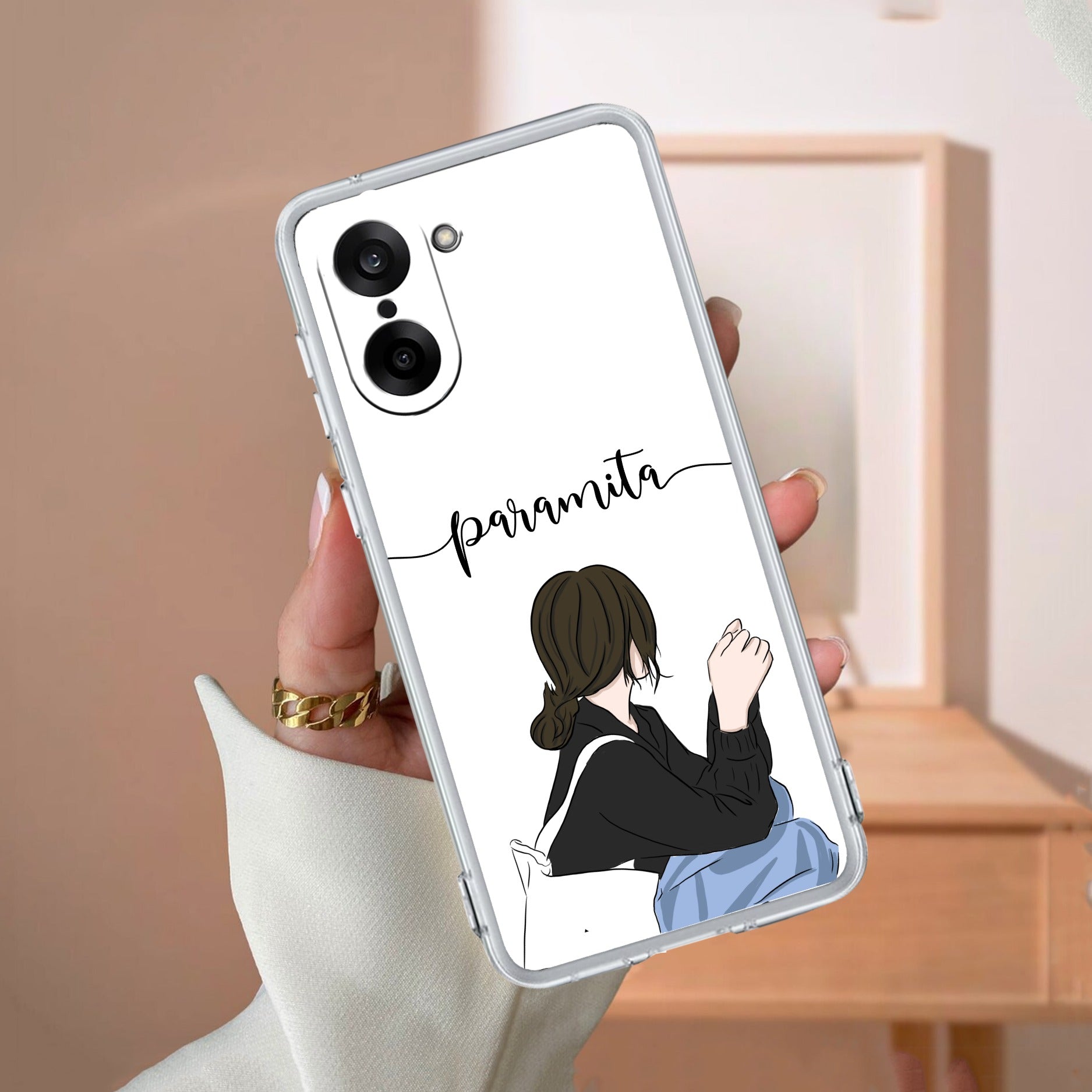 Relax Mood Customize Transparent Silicon Case For OnePlus
